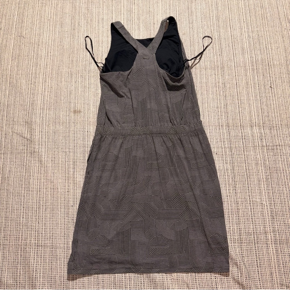 PRANA Women's Kamen Dress Size L In Black Linea - Picture 5 of 6